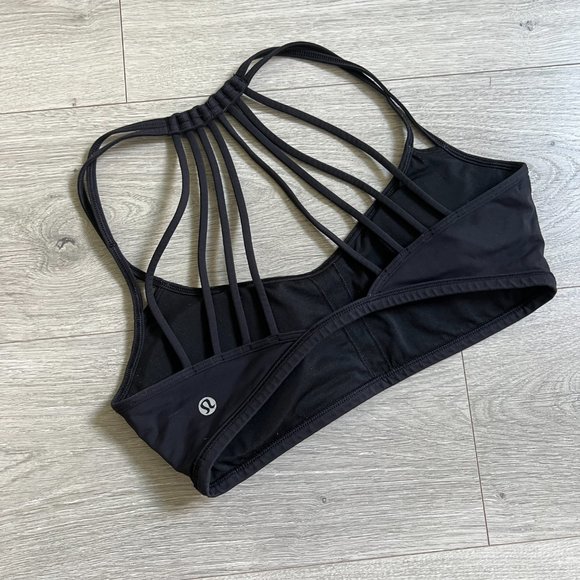 Lululemon Black Sports Bra - Picture 2 of 3